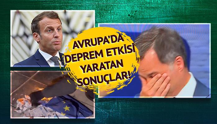 Sokaklarda bayraklar yakıldı, başbakan gözyaşları içinde istifa etti!  Avrupa'da depreme neden olan seçimler: Macron da yenilgiye uğradı