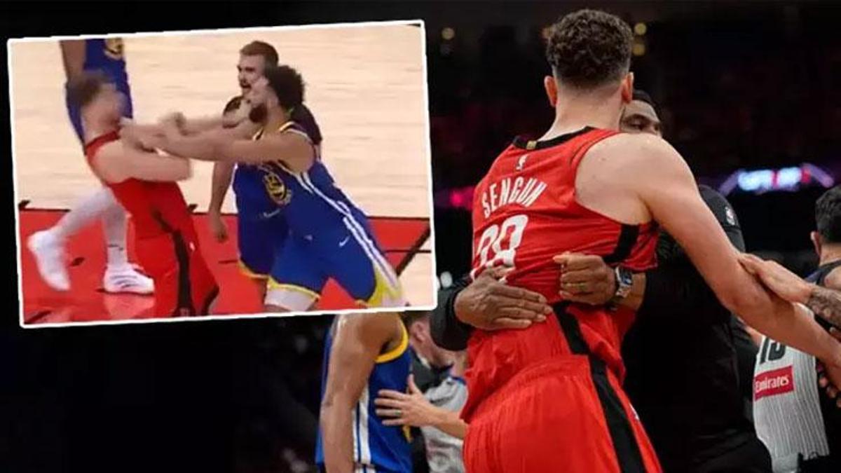 NBA'de saha karıştı: Alperen Şengün'e kafa!