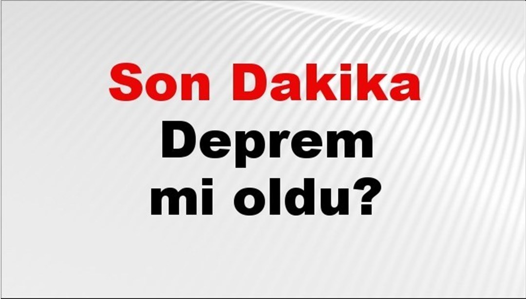 Son dakika Balıkesir'de deprem mi oldu? Az önce deprem Balıkesir'de nerede oldu? Balıkesir deprem Kandilli ve AFAD son depremler listesi 17 Ağustos 2025 - Son Dakika Türkiye Haberleri