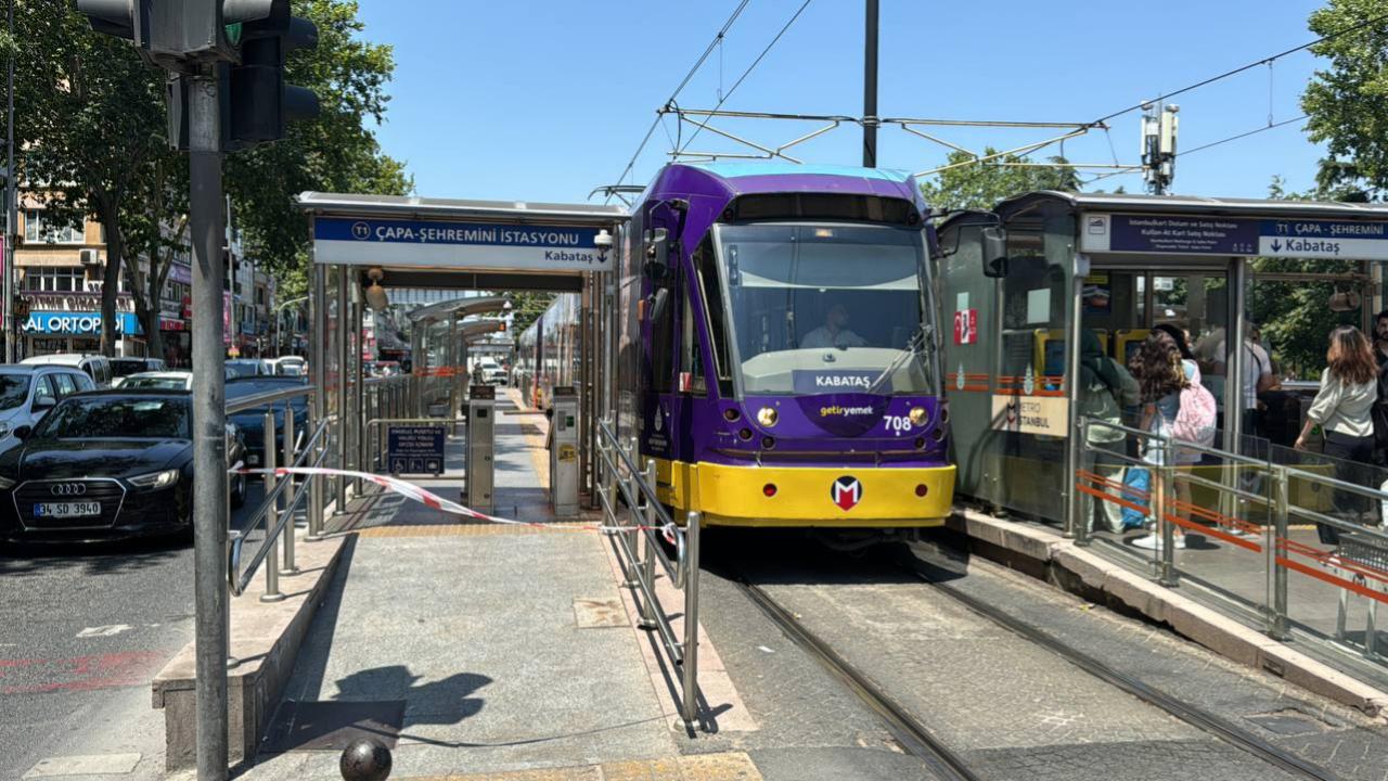 Kabataş-Bağcılar tramvay hattının bazı istasyonları arasında sefer yapılmıyor