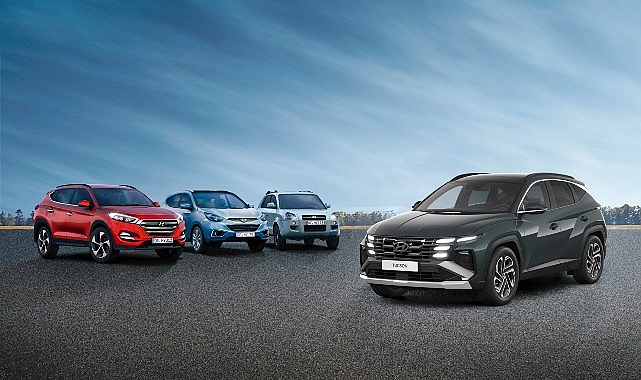 Popüler C-SUV modeli Hyundai Tucson 20 yaşına giriyor.  - OTOMOTİV SEKTÖRÜ