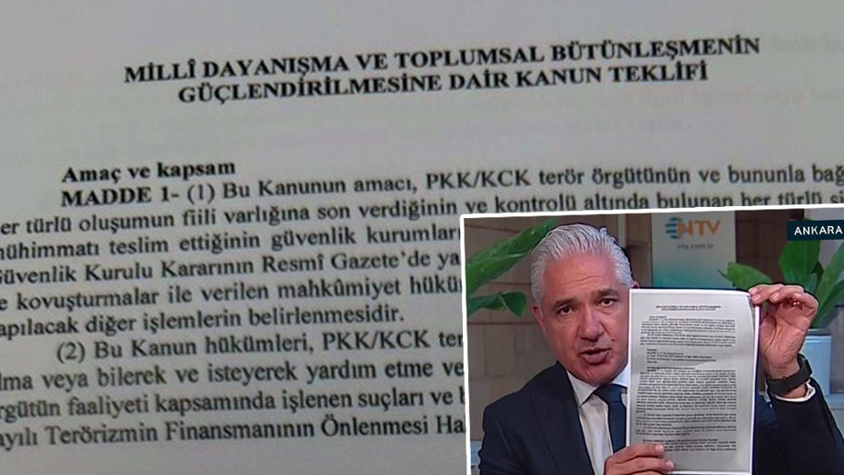 Süreç yasası teklifi tamamlandı. İşte madde madde kanun teklifi ve gerekçelerinin tam metni