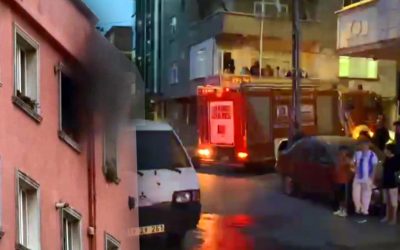 İstanbul'da Kanlı Olay: Eşine Husumetle Evini Ateşleyen Adam Gözaltına Alındı