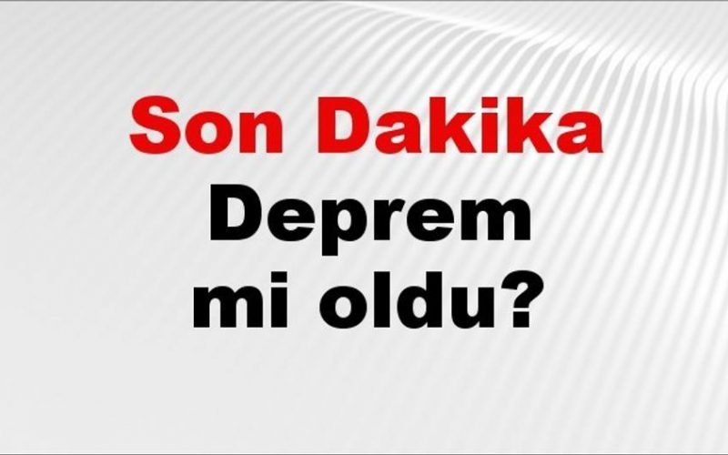 Muğla'da Son Dakika Deprem Haberleri ve Güncel Bilgiler (29 Ağustos 2026)